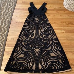BCBG MAXAZRIA Cut Out Gown